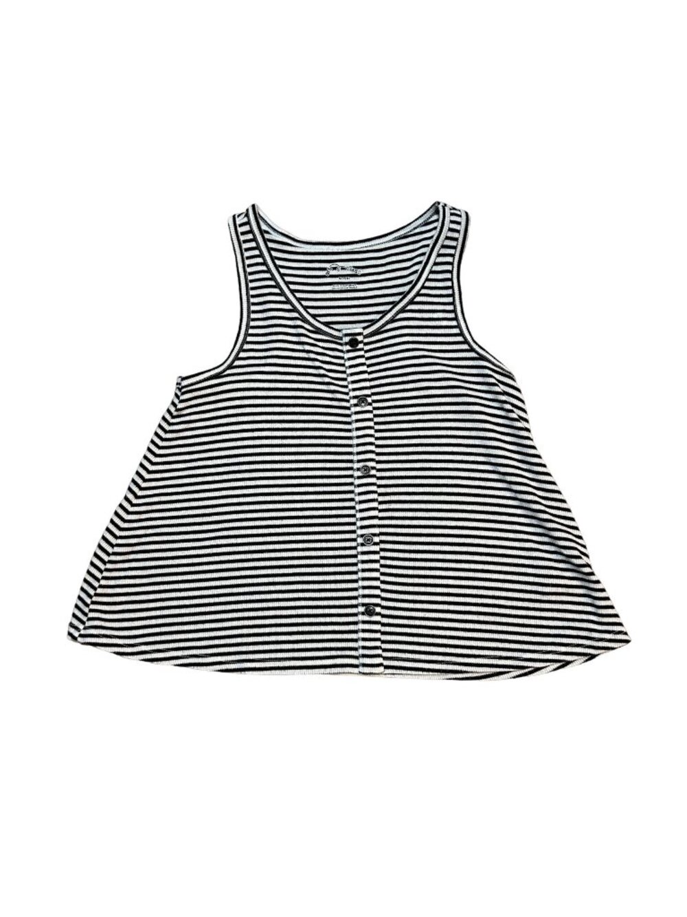 Art class, black and white striped sleeveless tank top Girls medium 7–8 1324